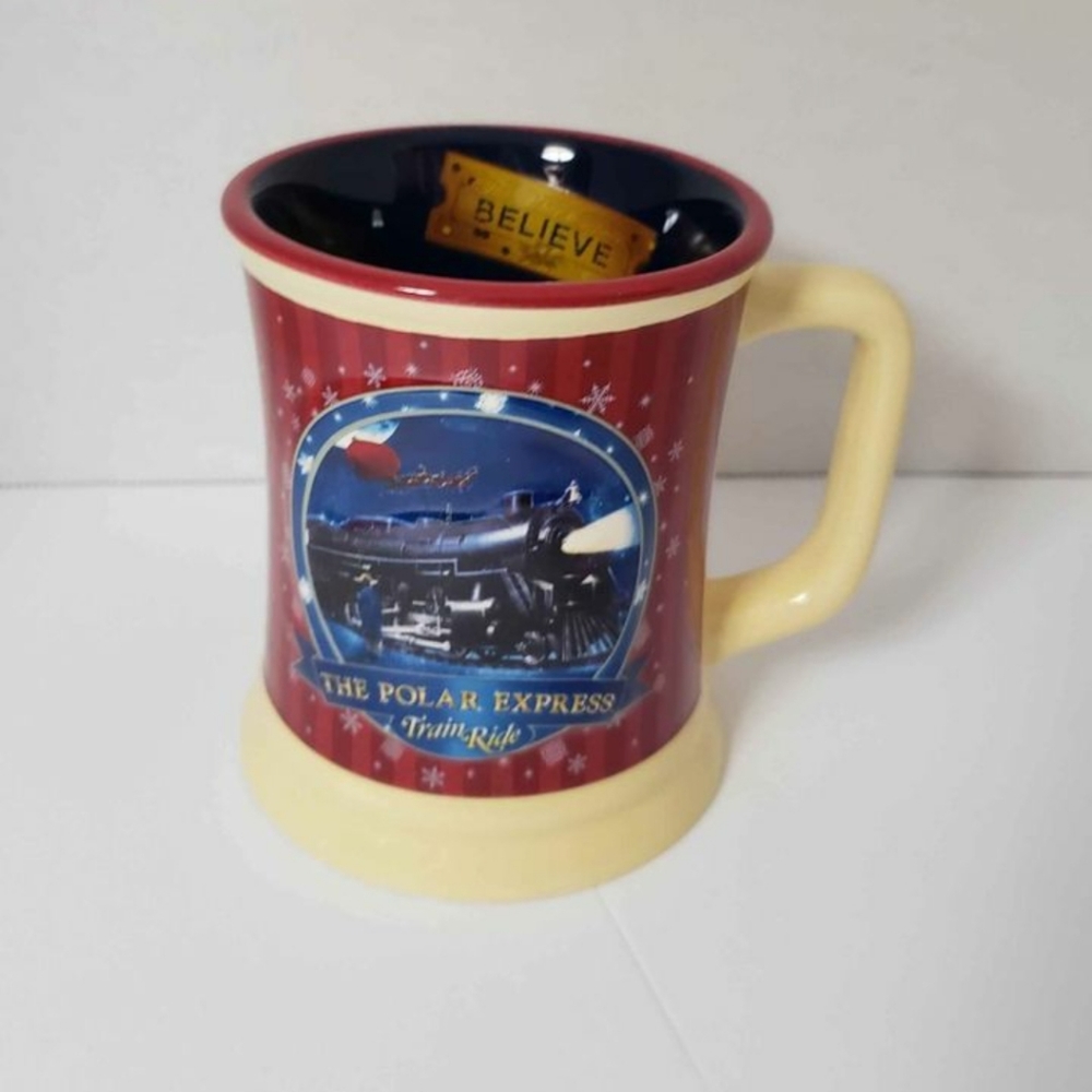 The Polar Express Train Ride "Believe" Collector's Mug Hot Hot Chocolate